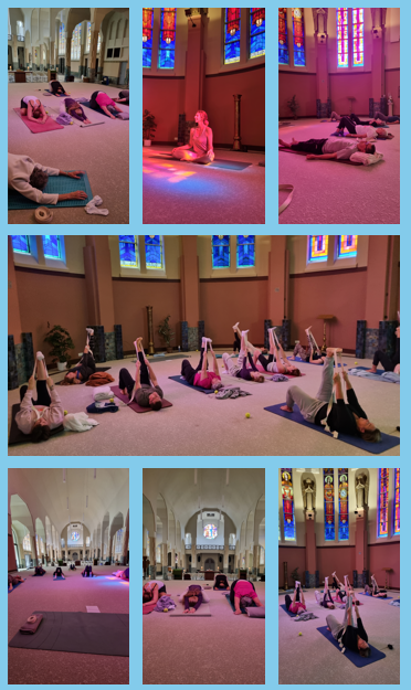 (Hemelse) Yoga in de Sint-Rochuskerk